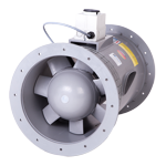 Ventilatoare centrifugale din plastic - polietilena antistatica autoextinctiva.